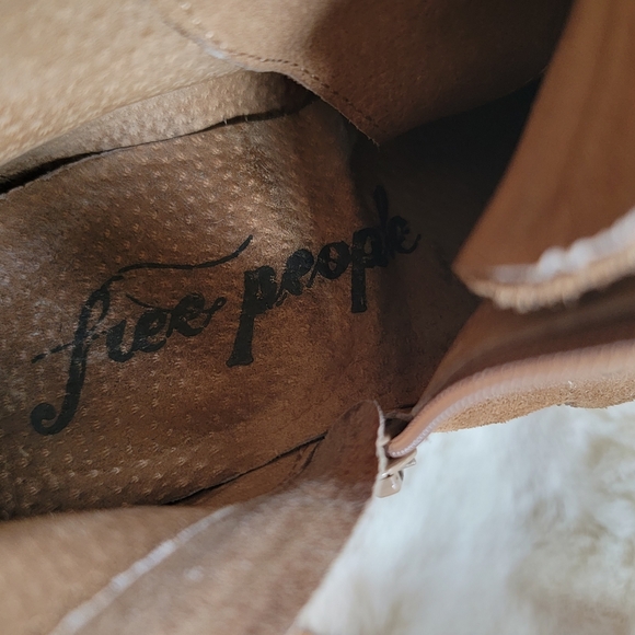 💋LAST CHANCE💋 Free People Suede Lace Up Lug Sole Platform Boots size 8.5 EU 39 - Picture 9 of 9